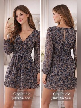 Junior city studio dress